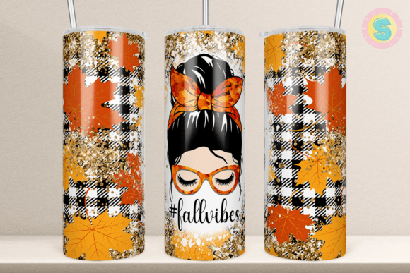 20Oz Fall Vibes Glitter Tumbler Wrap Review: Graphics & Crafts