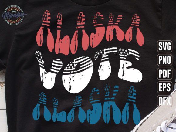 Alaska Vote State Vintage Svg Sublimatio: Graphics & Crafts