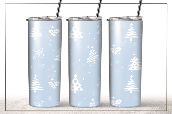 Christmas Tree Watercolor Tumbler Wrap: Graphics & Crafts Review
