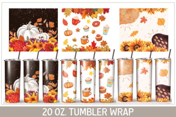 Fall Sublimation Tumbler Wrap: Craft Graphics Review