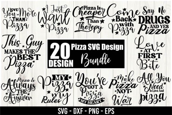 Pizza SVG Design Bundle: Playful Graphics for Crafts & Content