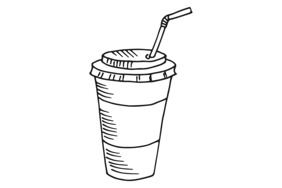 Plastic Cup with Straw Embroidery Design Review