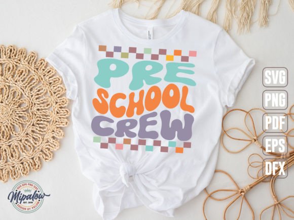 Pre School Crew Svg, Wavy Text – Graphics & Crafts Review