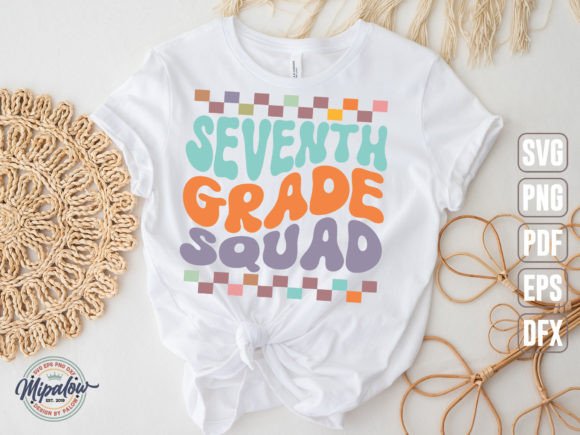 Seventh Grade Squad Svg, Wavy Text: Real Embroidery Review