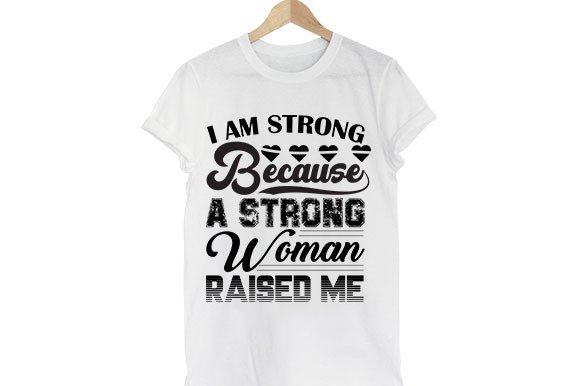 Strong Woman Svg Design I Am Strong