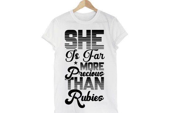 Strong Woman SVG Design: She is Far More Graphics & T-Shirt Designs